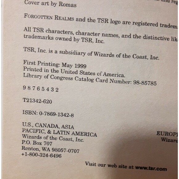 Forgotten Realms Novel ~The Dream Spheres by Elaine Cunningham Ver Good TSR 1999 - Picture 10 of 12